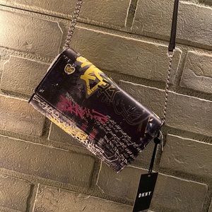 DKNY Graffiti ✨ Gia Wallet on a Chain